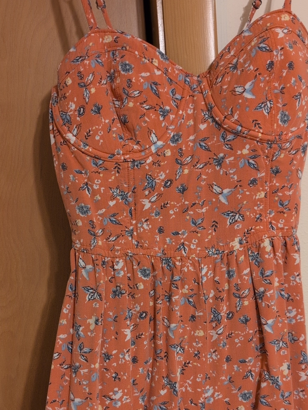 Abercrombie & Fitch Peach Floral Romper